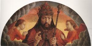 Gerard David God the Father Blessing (mk05) Germany oil painting art